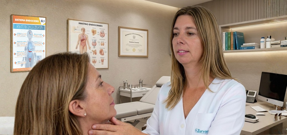 Consulta presencial de endocrinología en Santiago, Las Condes, Lo Barnechea